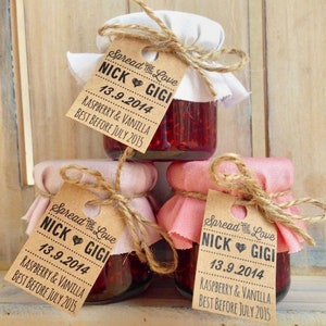 25 Jam Mini Jar Favors 2 oz. - Wedding Favors - Party Favors