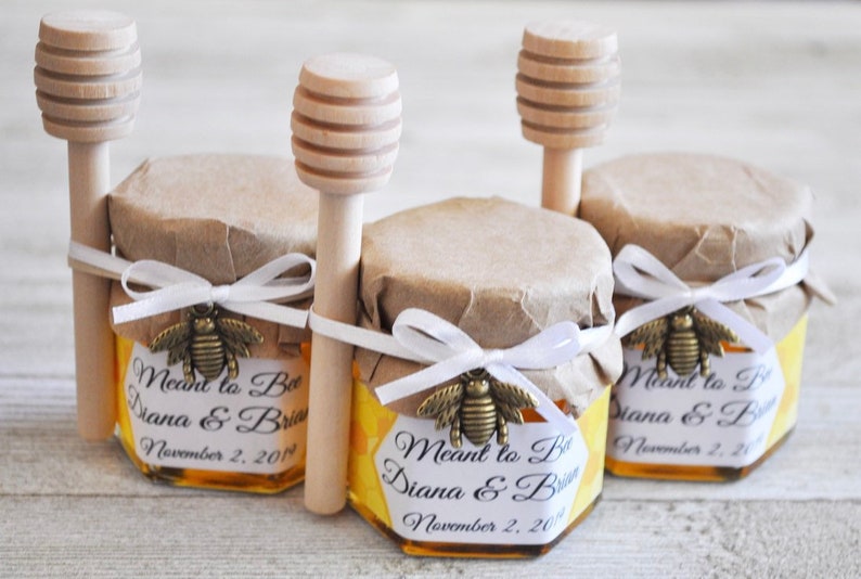 25 Honey Jar Favors 2 oz. - Wedding Favors - Party Favors