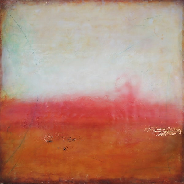 Encaustic Painting- We Named Everything Else