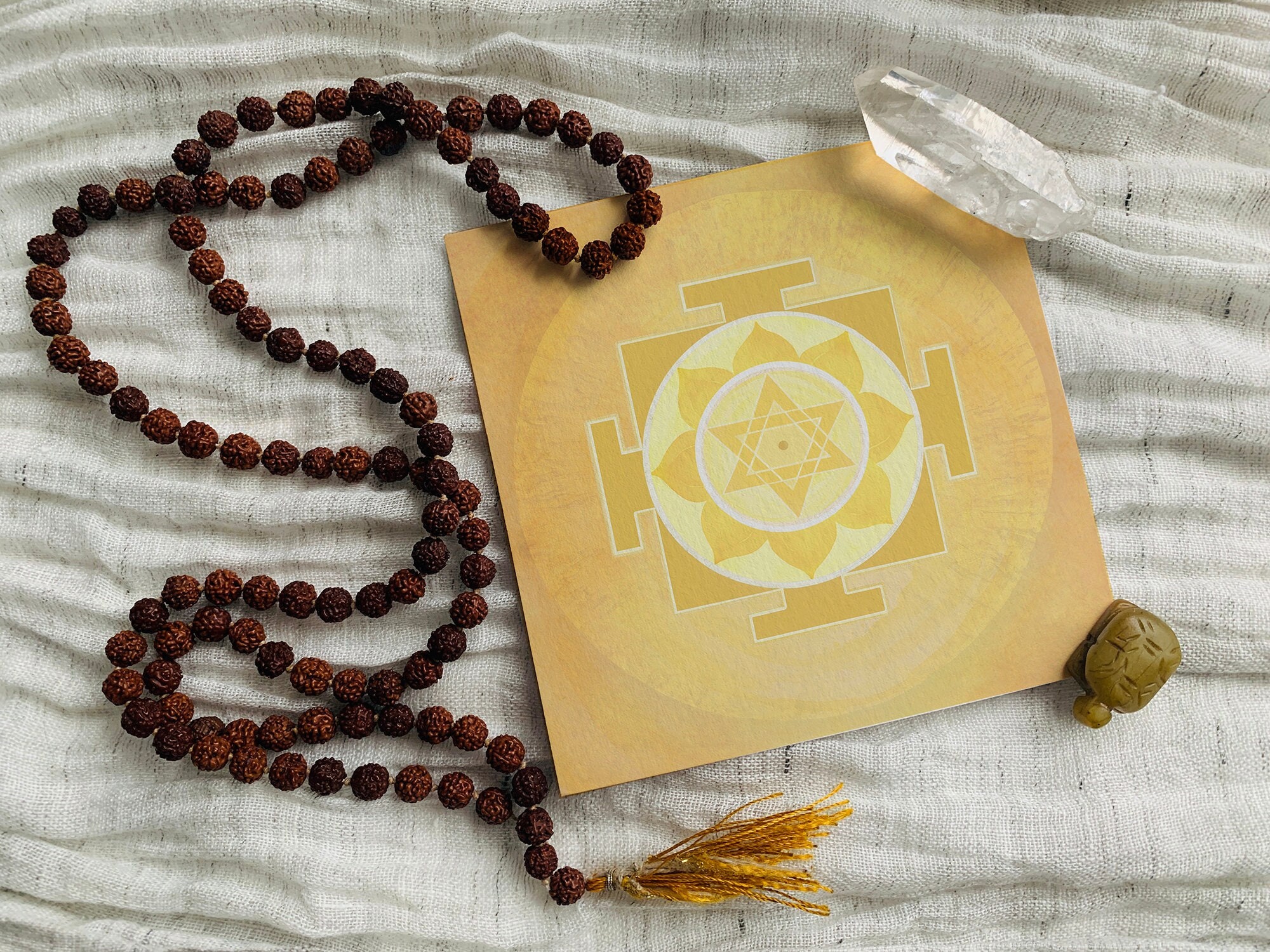Jupiter Yantra Print 6x6: Sacred Geometry Art, Spiritual Gift, Yoga Art