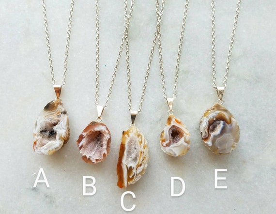 Geode necklace diy new arrivals