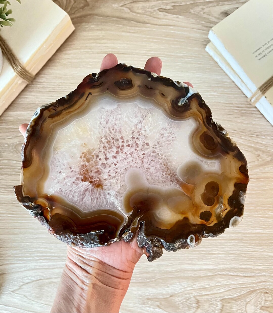 Extra Large Natural Agate Slice: Geode Slab for Framing - Etsy