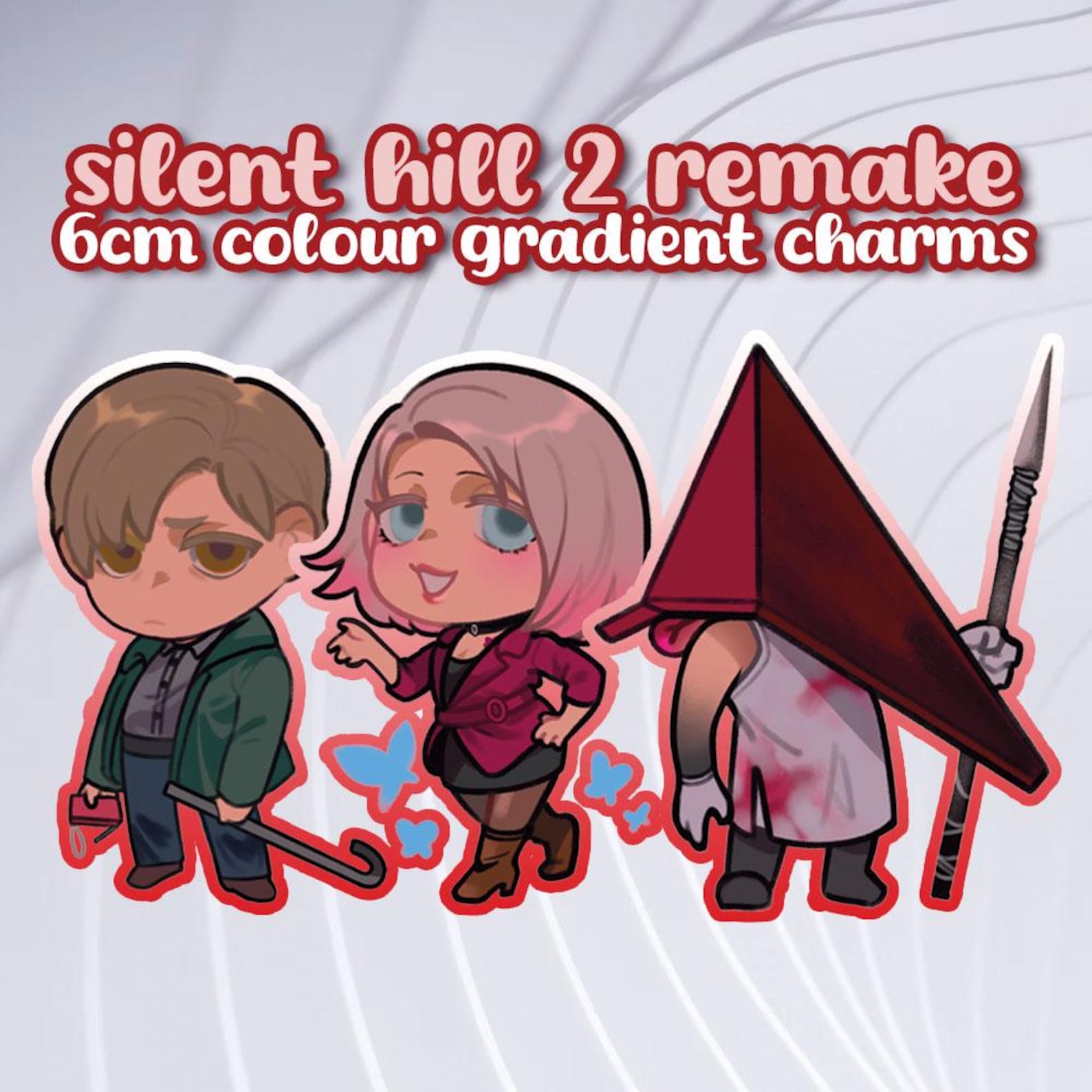 Sale | Silent Hill 2 Remake 6cm Colour Gradient Charms