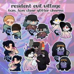 RESIDENT EVIL: VILLAGE 2.5&quot;, 3.5&quot; Acrylic Charms