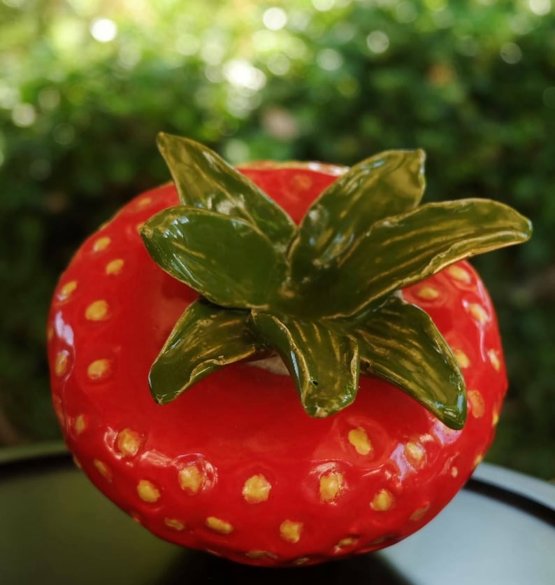 Ceramic Strawberry Etsy
