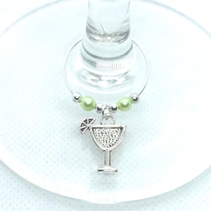 Gin Fizz Wine Glass Charms x 10 image 1