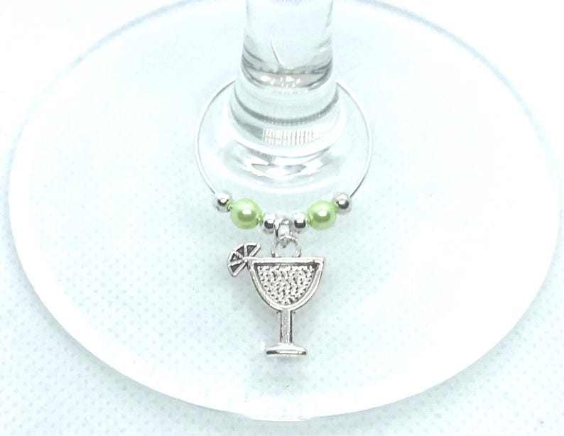 Gin Fizz Wine Glass Charms x 10 image 1