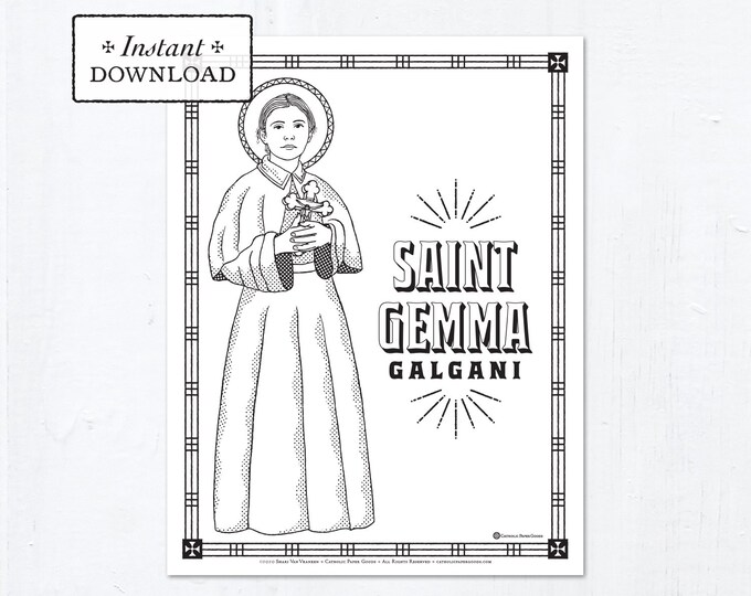 Coloring Pages Catholic Paper Goods