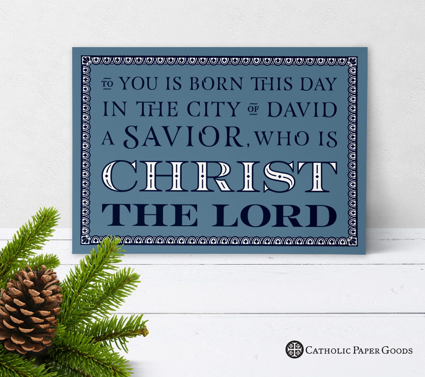 Catholic Christmas Card - O Holy Night (set of 10)