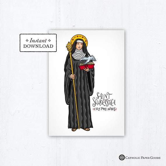 Saint: St. Scholastica