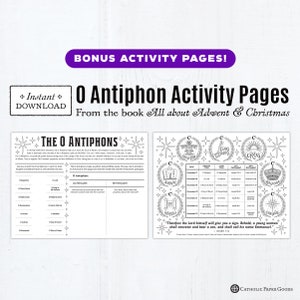 O Antiphons 7 Printable Ornaments Individual Use License With Bonus O ...