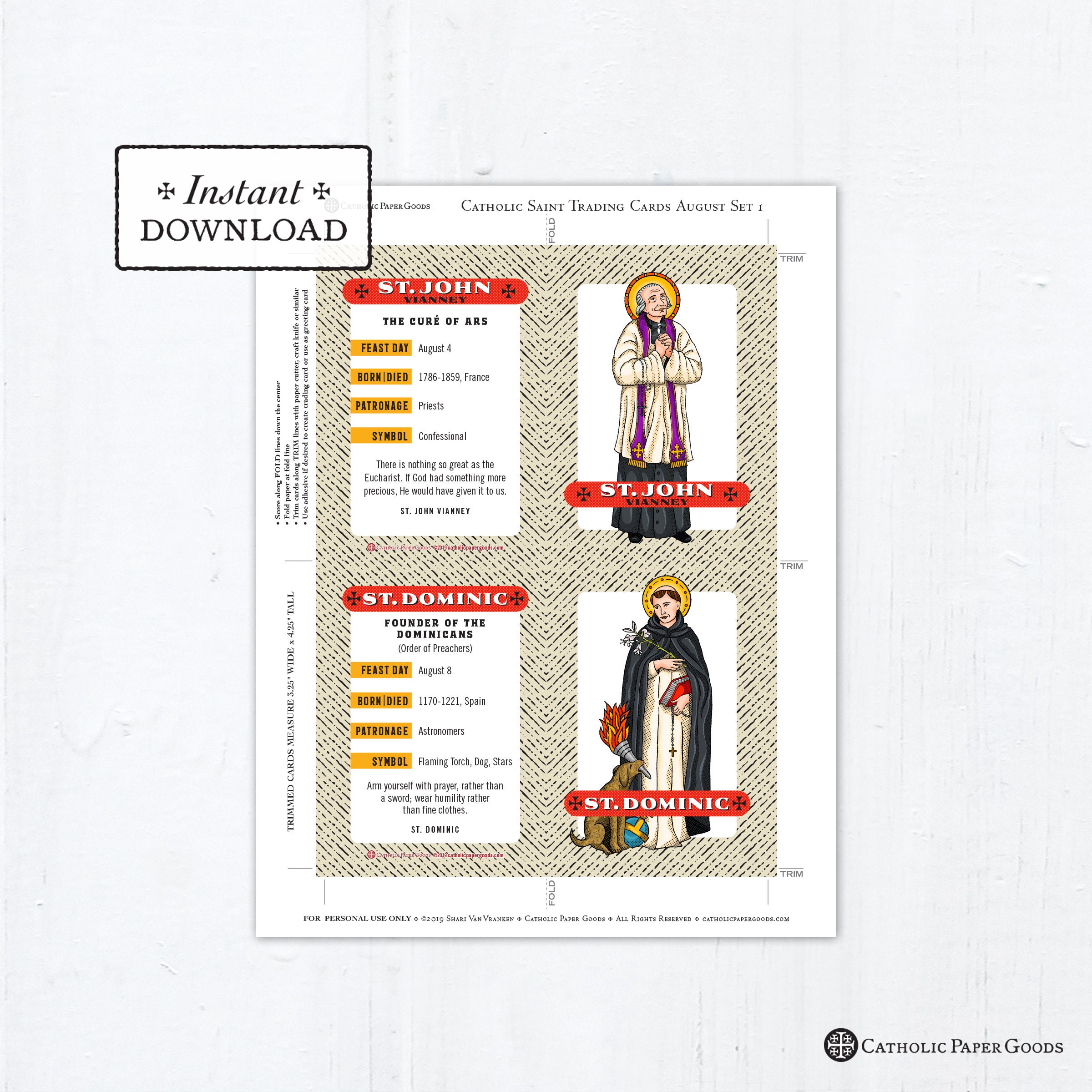 catholic-saint-trading-cards-august-set-1-printable-plus-bonus