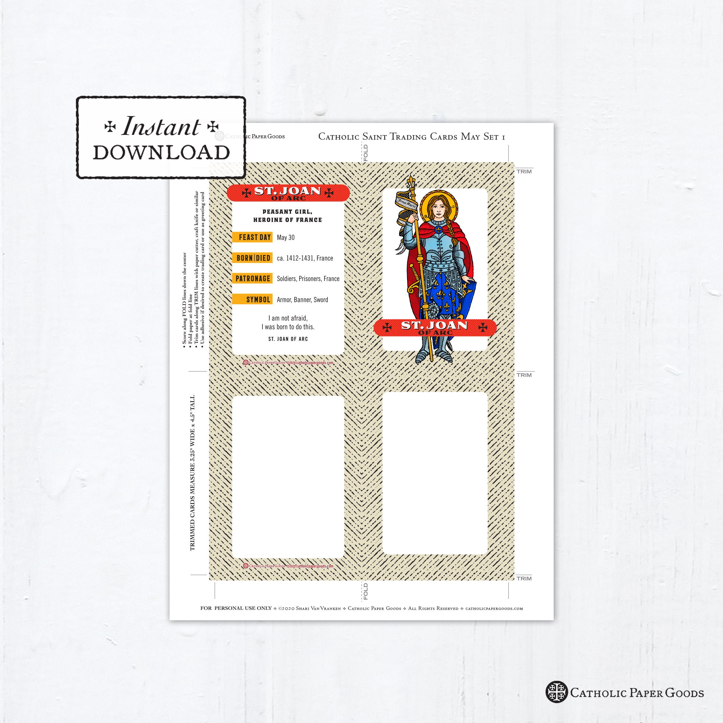 catholic-saint-trading-cards-august-set-1-printable-plus-bonus