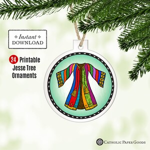 24 Jesse Tree Printable Color Ornaments PDF, Full Color Ornaments ...