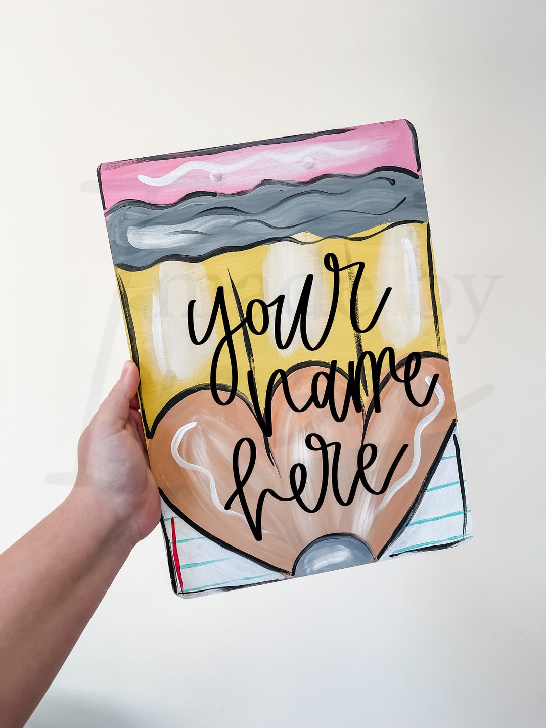 Teacher Clipboard Painted Clipboard Personalized Clipboard Teacher