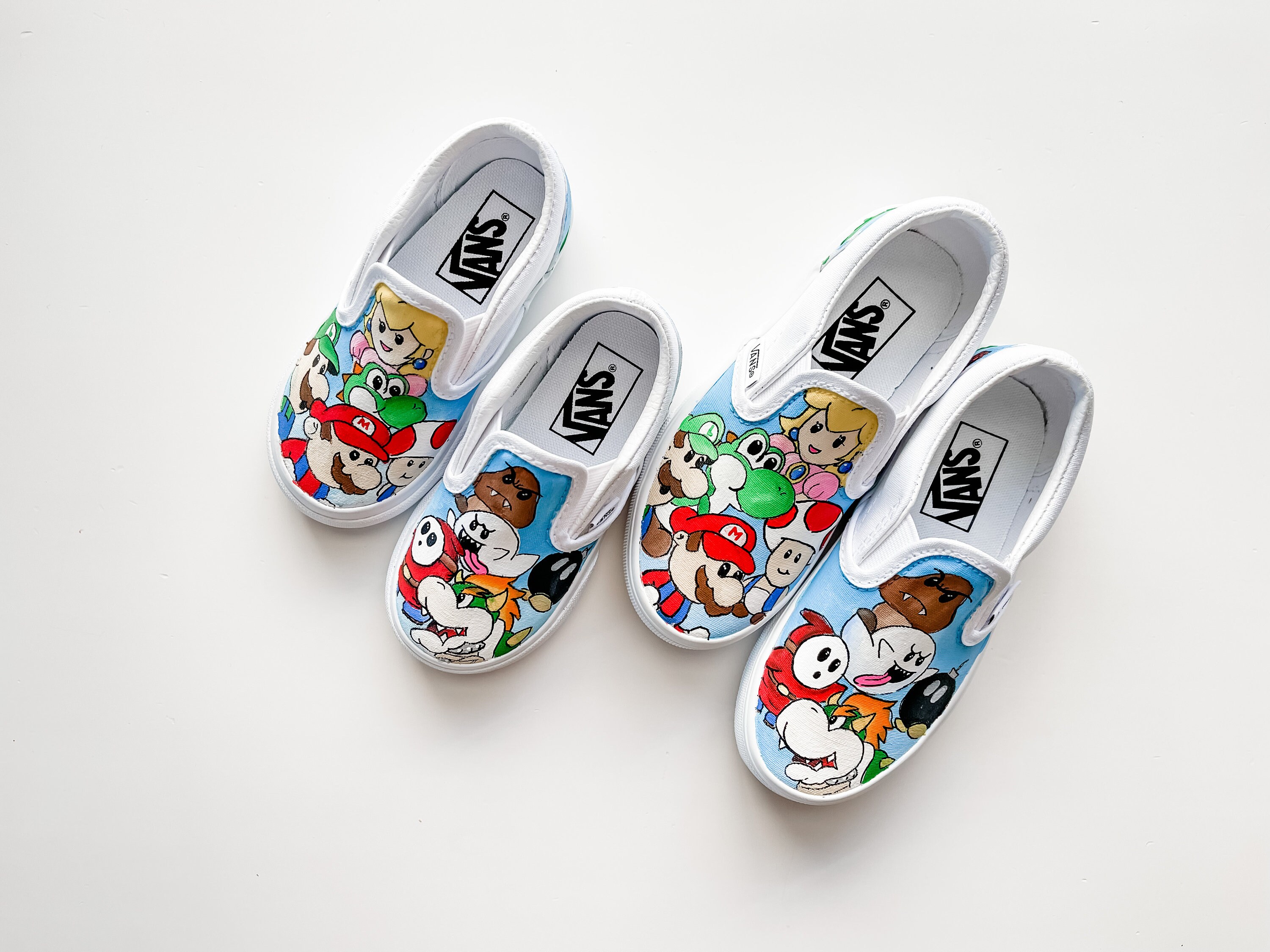Custom Kids Vans Etsy