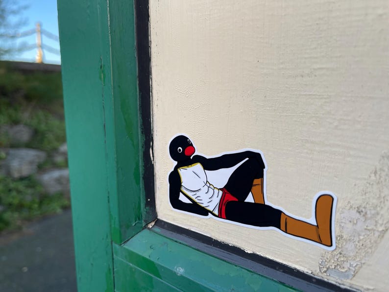 Pingu (buff) - Sticker - Pingu - Etsy UK