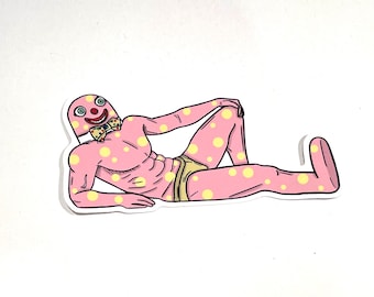 Mr Blobby (Buff) - Sticker - Mr Blobby