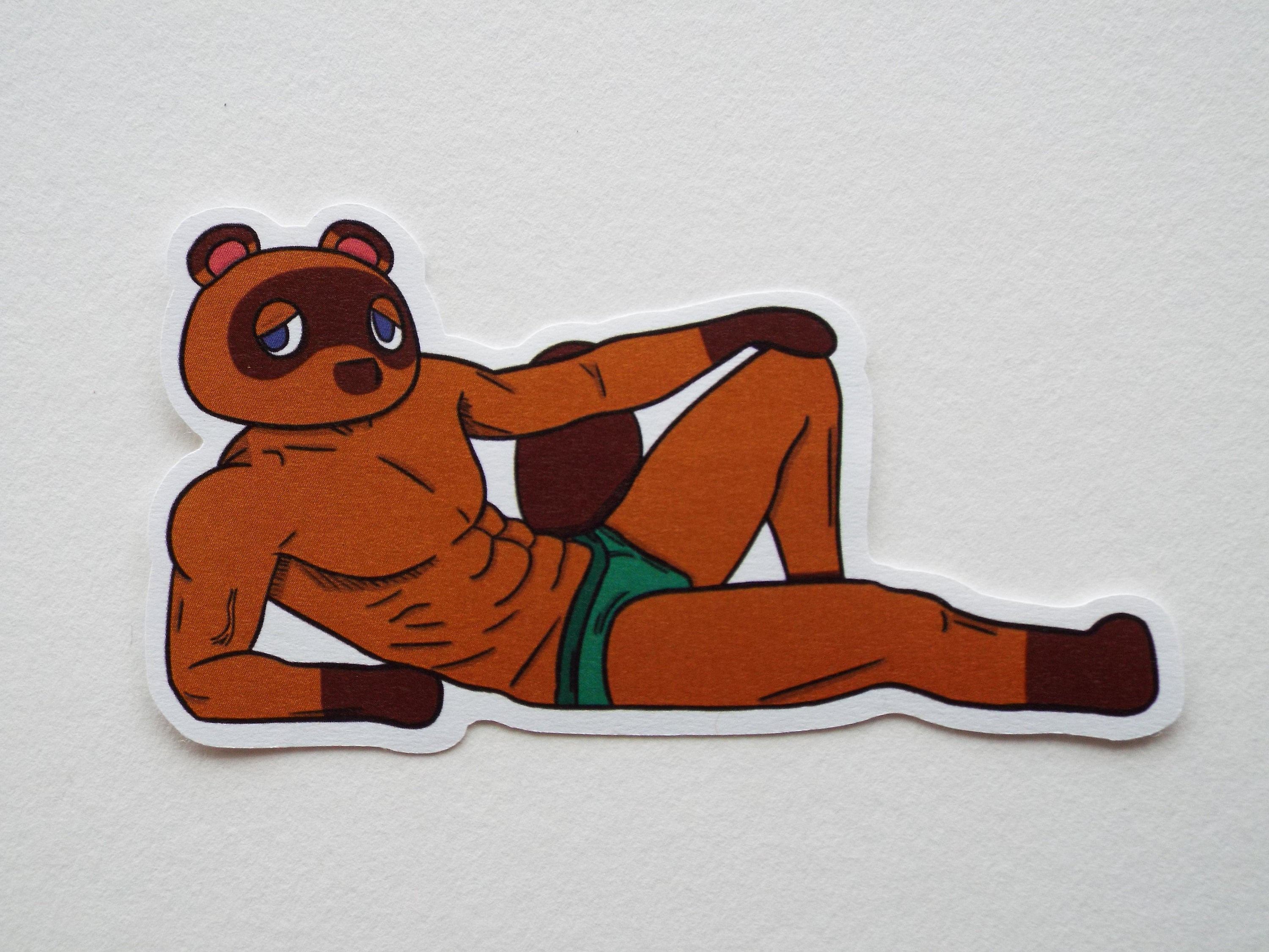 Klasseværelse Infrarød Integrere Tom Nook buff Sticker Animal Crossing - Etsy