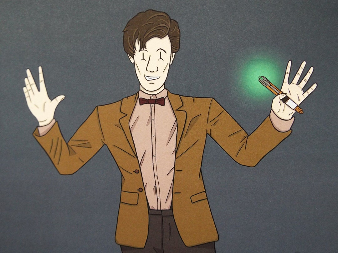 Eleventh Doctor - Art Print - Doctor Who - Etsy UK