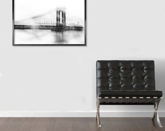 Fog Printable Art Digital Print Black and White Prints Foggy Bridge Modern Minimalist Architecture Black & White Minimal Fog Printable Art Digital Print Black and White Prints Foggy Bridge Modern Minimalist Architecture Black & White Minimal