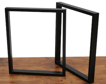 NEW YORK (71 cm)– PIED de table rectangle en métal fabrication française (vendu à l'unité)