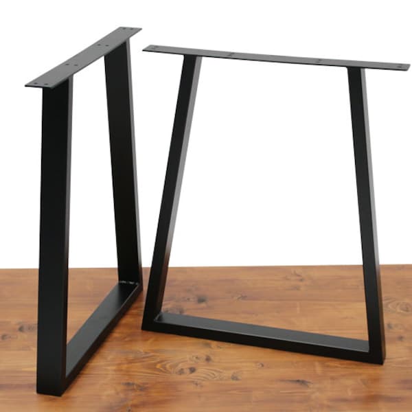 STOCKHOLM (71 CM)– PIED de table design Trapèze plat en métal  fabrication française (vendu à l'unité)