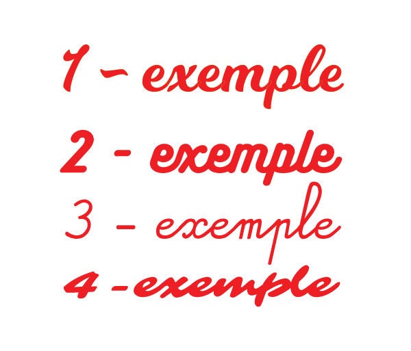 Décoration Murale en Métal Texte Personnalisé | Rouge - Vis et Chevilles Fournis