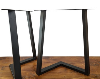 ALHAMBRA (71 CM)– PIED de table Mixte Trapèze M Design en métal fabrication française (vendu à l'unité)