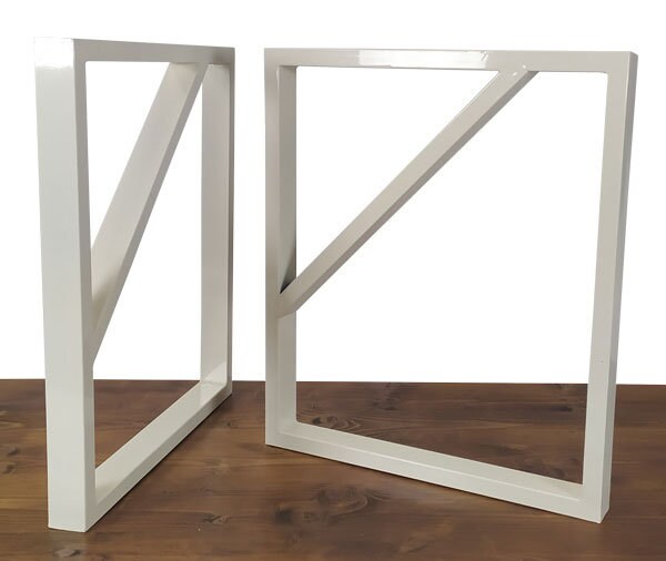 MALAGA (71cm)– Rectangle table foot in metal made in French (sold individually)