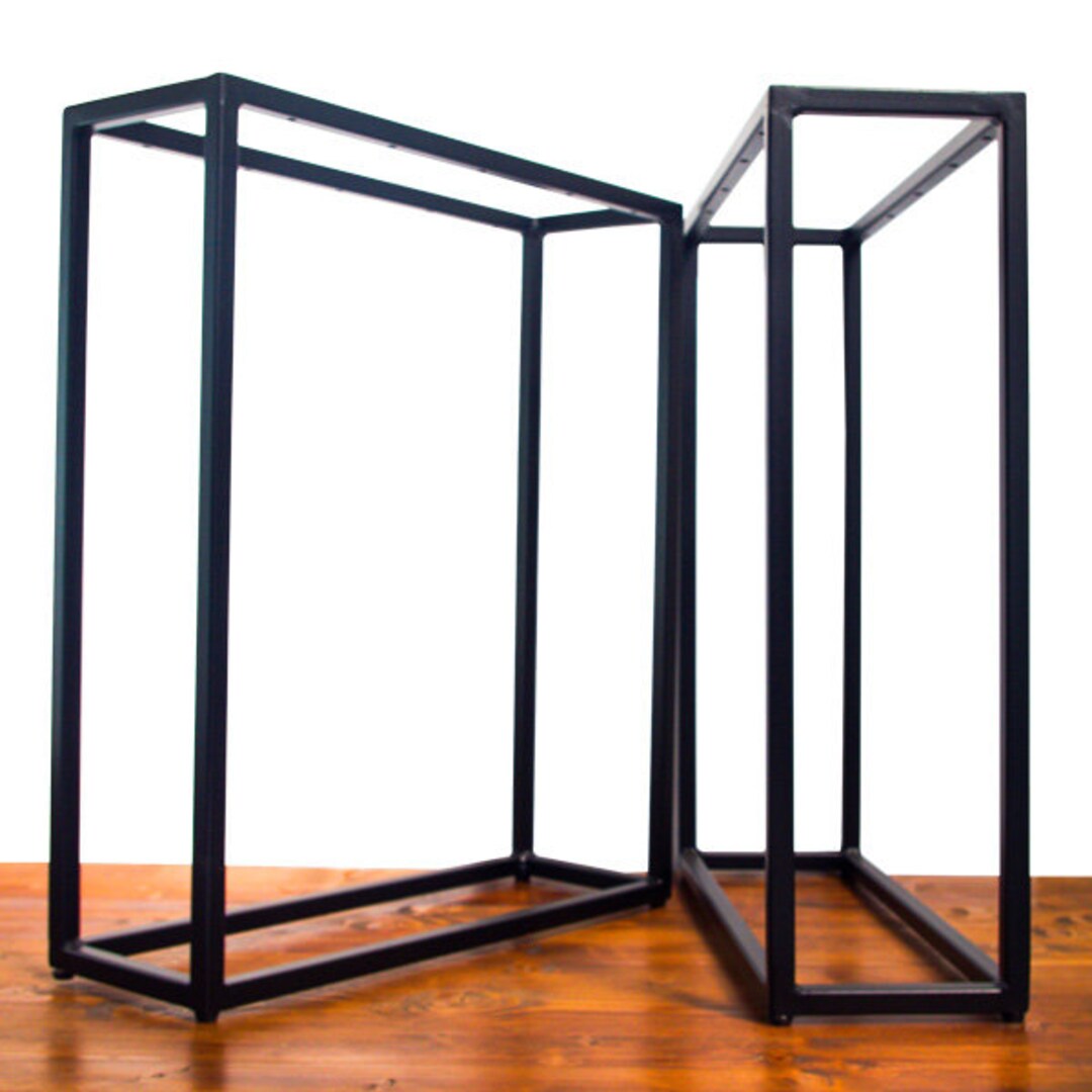 ROTTERDAM 71 CM Cubic Table Foot Design in Metal Made in Etsy