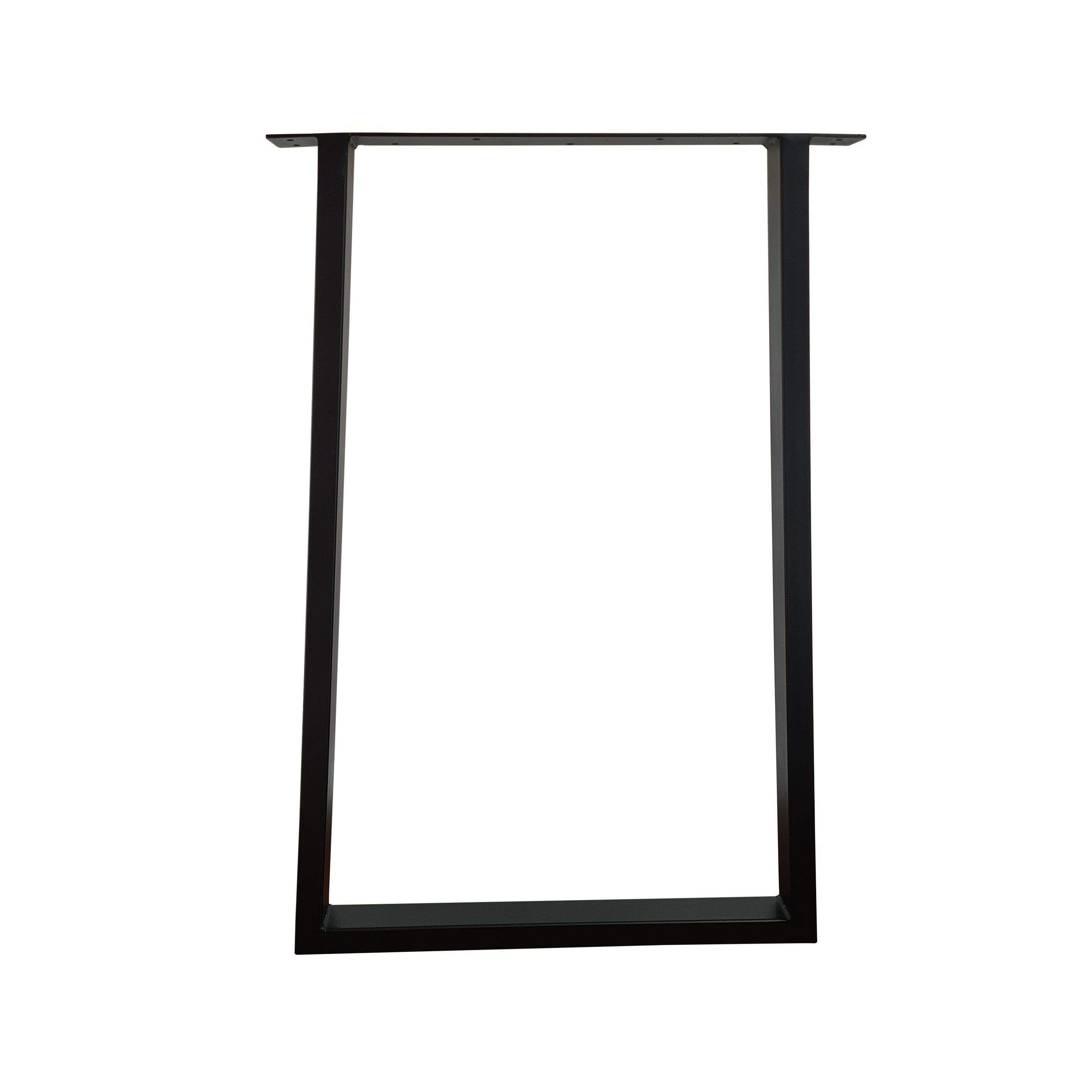 STOCKHOLM XL (90cm) – Flat trapezoid high table leg in metal, made in France (sold individually)