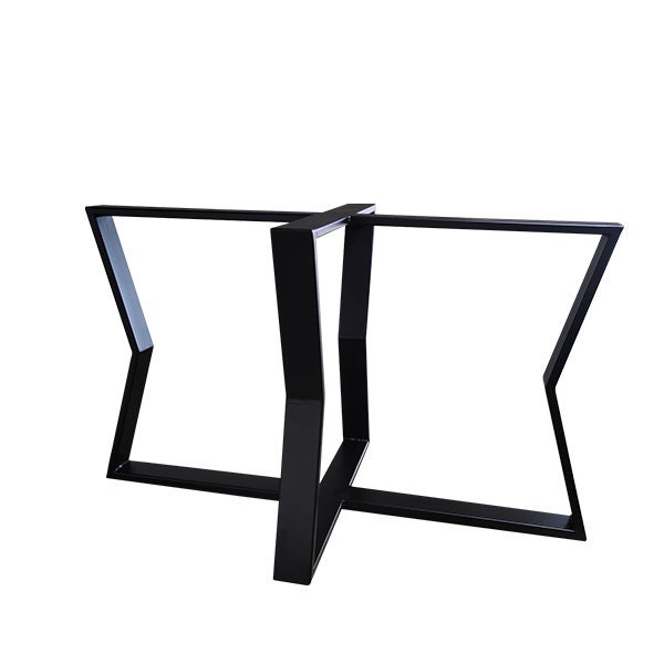 BILBAO – PIED  de table design "double sablier" pied central X design en métal (71CM) fabrication française