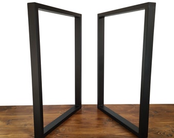 NEW YORK XL (90cm)– pied table haute rectangle en métal    fabrication française (vendu à l'unité)