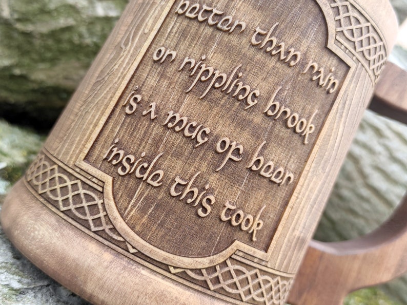 Boccale di birra in legno personalizzato, Prancin Pony, regalo per lo sposo, boccale di birra personalizzato, 22 once, regalo personalizzato, boccale con incisione personalizzata immagine 2