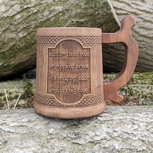 Boccale di birra in legno personalizzato, Prancin Pony, regalo per lo sposo, boccale di birra personalizzato, 22 once, regalo personalizzato, boccale con incisione personalizzata immagine 9