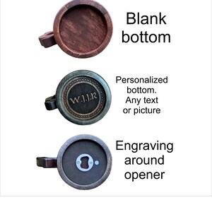 Boccale di birra in legno personalizzato, Prancin Pony, regalo per lo sposo, boccale di birra personalizzato, 22 once, regalo personalizzato, boccale con incisione personalizzata immagine 10