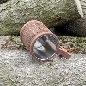 Boccale di birra in legno personalizzato, Prancin Pony, regalo per lo sposo, boccale di birra personalizzato, 22 once, regalo personalizzato, boccale con incisione personalizzata immagine 5