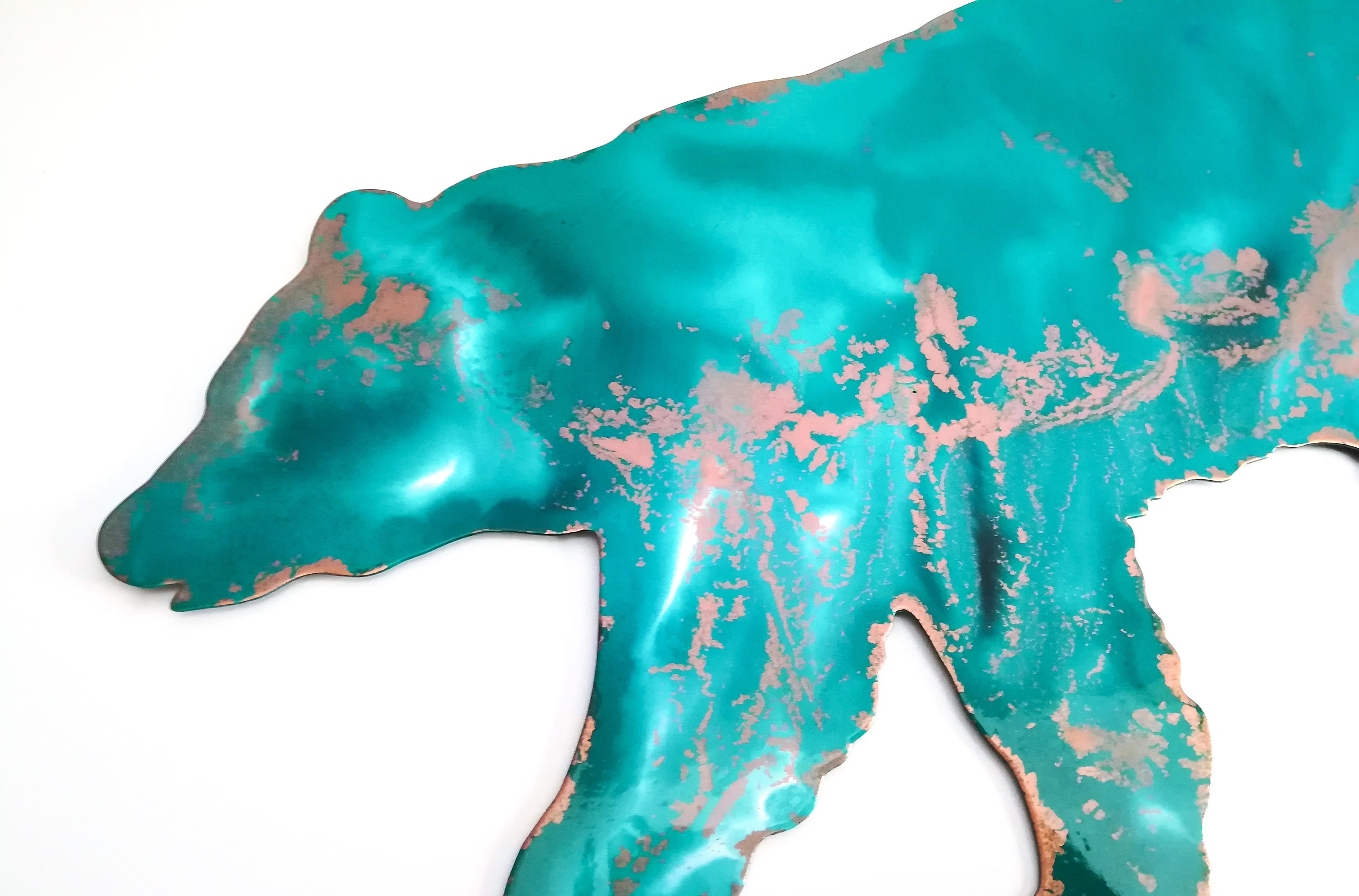 Hand Painted Bear Art Bear Wall Decor Woodland Nursery Etsy