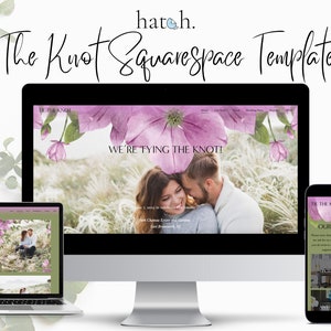Wedding/Event Squarespace Website Template 7.1