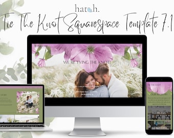 Wedding/Event Squarespace Website Template 7.1