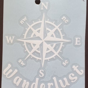 Vinyl decal - Wanderlust - Free shipping