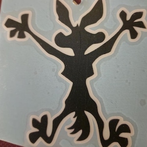 Vinyl decal - Wiley Coyote Roadrunner- Free shipping