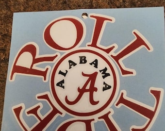 Vinyl decal - Alabama roll tide - Free shipping