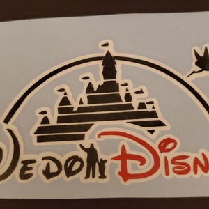 Vinyl decal - We Do Disney - Free shipping