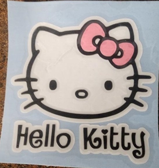Vinyl decal -Hello Kitty - Free shipping