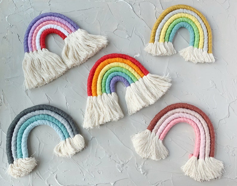 DIY Rope Rainbow Wall Hanging . DIY Rope Rainbow Wall Hanging Kit