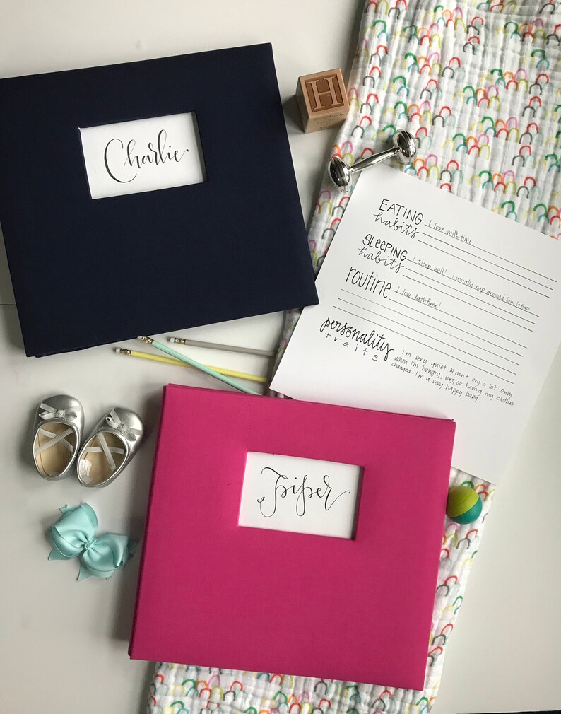 Twins Baby Books . Baby Books for Twins . Twin Books . Modern Etsy