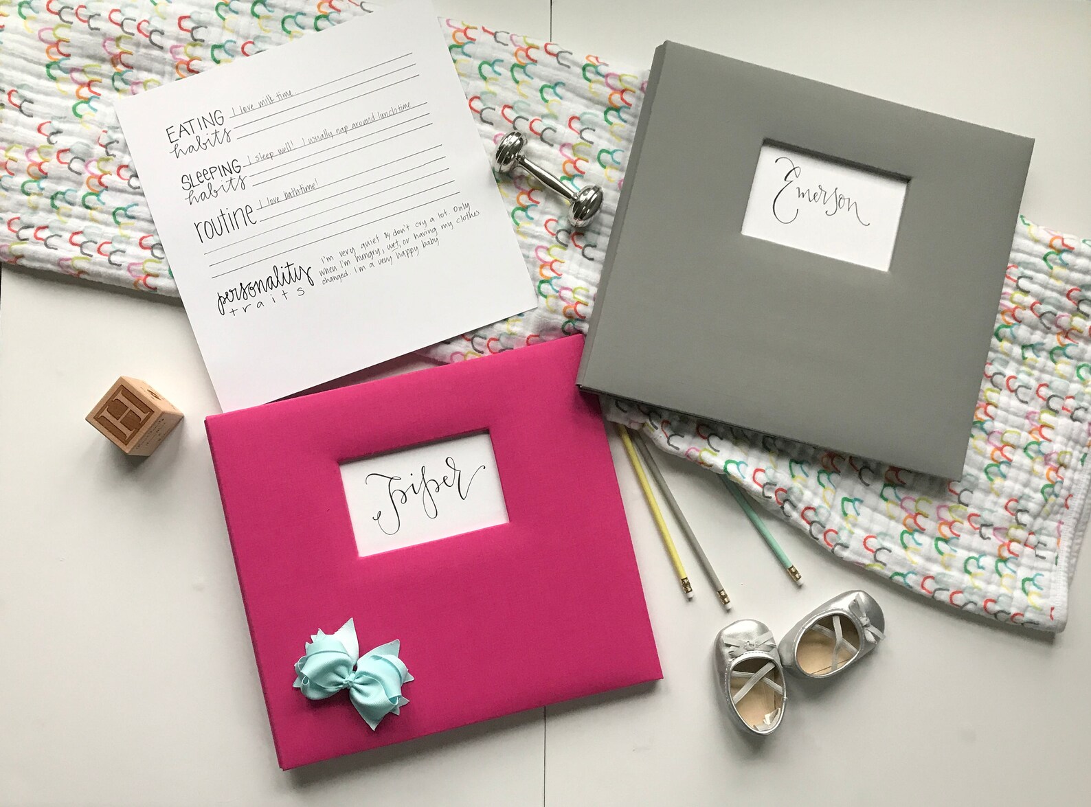 Twins Baby Books . Baby Books for Twins . Twin Books . Modern Etsy