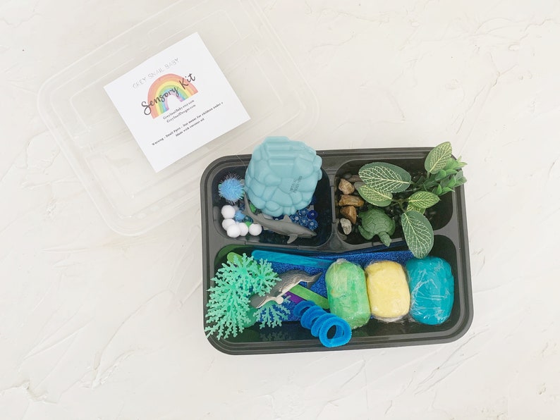 Fantasy Sensory Kit, Homeschool Learning, Sensory Bin, Sensory Box, Sensory Play, Play Dough Kit, Busy Box, Kid Gift, Fantasy Playdough Kit image 8